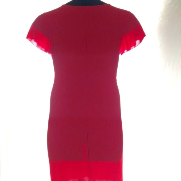 𝅺PRETTY Ruffle Red Dress, YES ❤️ - Picture 6 of 11